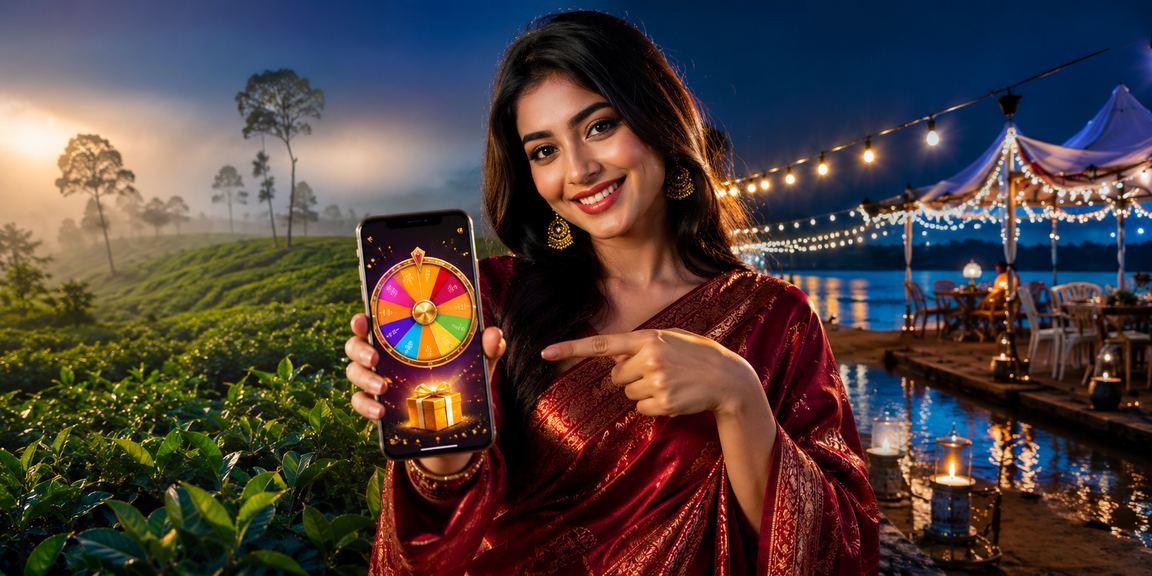 কক্সবাজার চা বাগান থিমে রুলেট গেম ইন্টারফেস